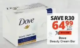 Checkers Dove Beauty Cream Bar offer