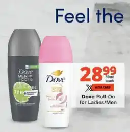 Checkers Dove Roll-On offer