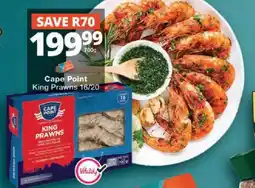 Checkers Cape Point King Prawns offer
