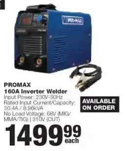 Build It PROMAX 160A Inverter Welder offer