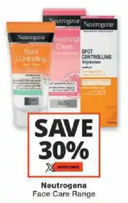 Checkers Neutrogena Face Care Range offer
