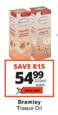 Checkers Bramley Tissue Oil offer