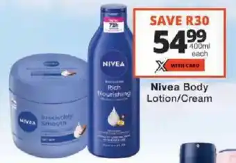 Nivea Body Lotion/Cream