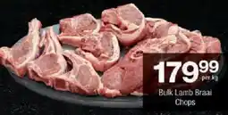 Checkers Bulk Lamb Braai Chops offer