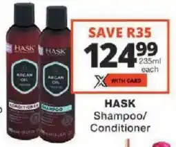 Checkers HASK Shampoo/Conditioner offer