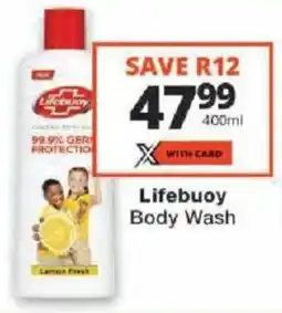 Checkers Lifebuoy Body Wash offer