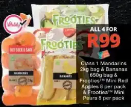 Checkers Frooties Mini Red Apples & Frooties Mini Pears offer