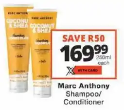 Checkers Marc Anthony Shampoo/Conditioner offer