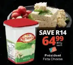 Checkers President Feta Cheese offer