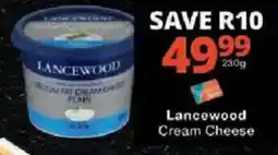 Checkers Lancewood Cream Cheese offer