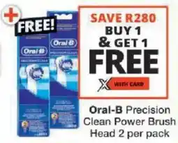 Checkers Oral-B Precision Clean Power Brush Head offer