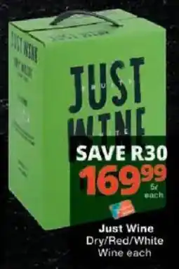 Checkers Just Wine offer