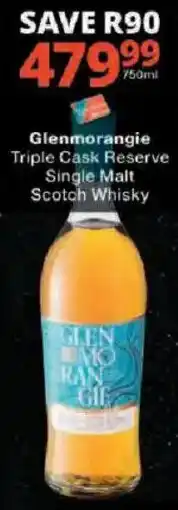 Checkers Glenmorangie Triple Cask Reserve Single Malt Scotch Whisky offer