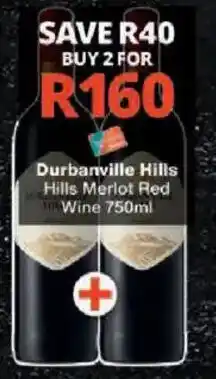 Checkers Durbanville Hills Hills Merlot Red Wine offer