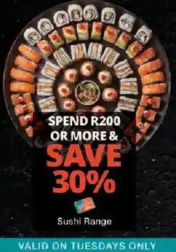 Checkers Sushi Range offer