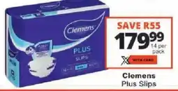 Checkers Clemens Plus Slips offer