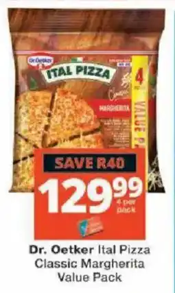 Checkers Dr. Oetker Ital Pizza Classic Margherita offer