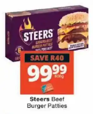 Checkers Steers Beef Burger Patties offer
