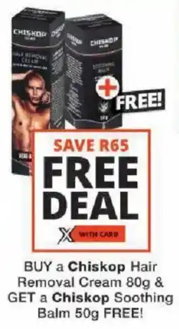 Checkers Chiskop Hair Removal Cream offer