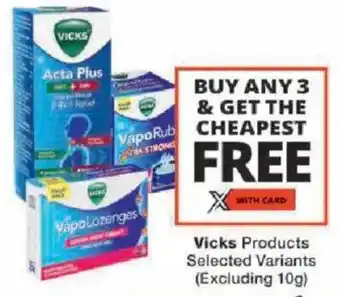 Checkers Vicks Products offer
