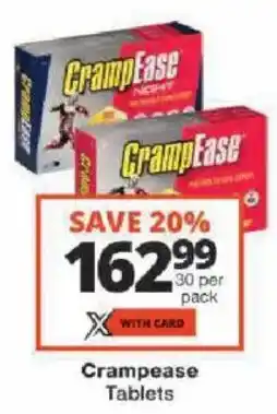 Checkers Crampease Tablets offer