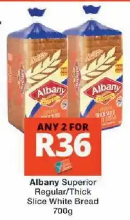 Checkers Albany Superior Regular/Thick Slice White Bread offer