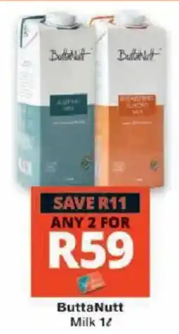 Checkers ButtaNutt Milk offer