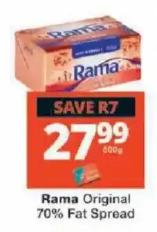 Checkers Rama Original 70% Fat Spread offer