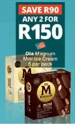 Checkers Ola Magnum Mini Ice Cream offer