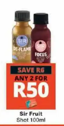 Checkers Sir Fruit Shot offer
