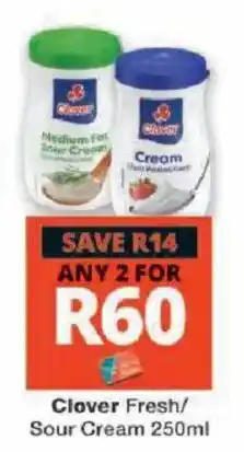 Checkers Clover Fresh/ Sour Cream offer