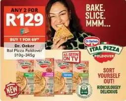 Checkers Dr. Oecker Ital Pizza Foldover offer