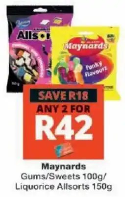 Checkers Maynards Gums/Sweets offer