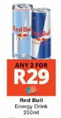 Checkers Red Bull Energy Drink offer
