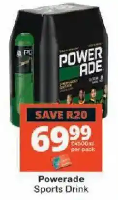 Checkers Powerade Sports Drink offer