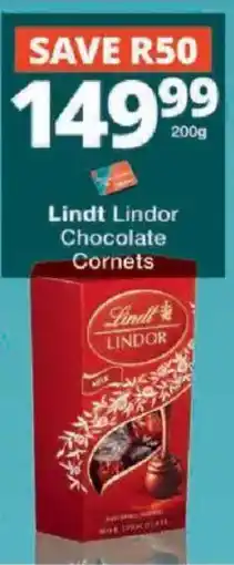 Checkers Lindt Lindor Chocolate Cornets offer