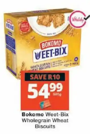 Checkers Bokomo Weet-Bix Wholegrain Wheat Biscuits offer