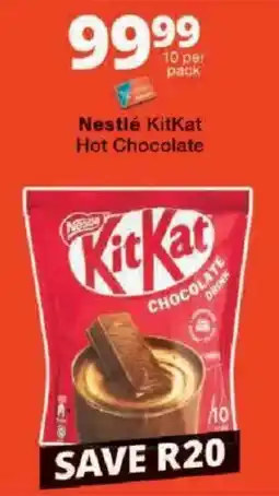 Checkers Nestlé KitKat Hot Chocolate offer