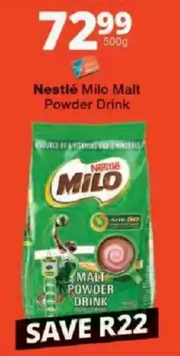 Checkers Nestlé Milo Malt Powder Drink offer