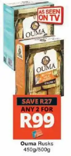 Checkers Ouma Rusks offer