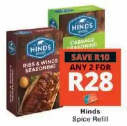 Checkers Hinds Spice Refill offer