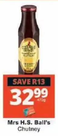 Checkers Mrs H.S. Ball's Chutney offer