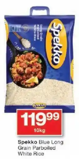 Checkers Spekko Blue Long Grain Parboiled White Rice offer