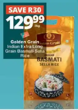 Checkers Golden Grain Indian Extra Long Grain Basmati Sella Rice offer