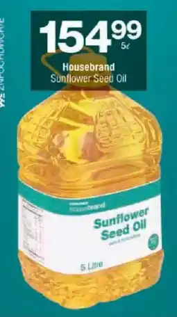 Checkers Housebrand Sunflower Seed Oil offer