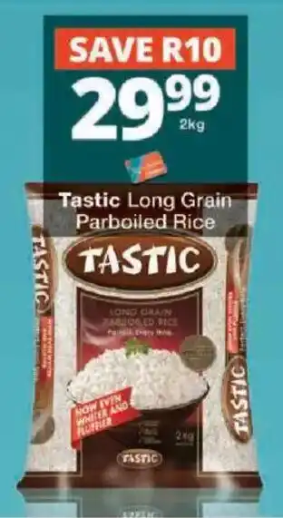 Checkers Tastic Long Grain Parboiled Rice offer