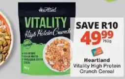 Checkers Heartland Vitality High Protein Crunch Cereal offer
