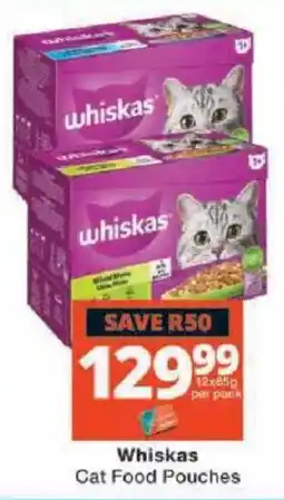 Checkers Whiskas Cat Food Pouches offer