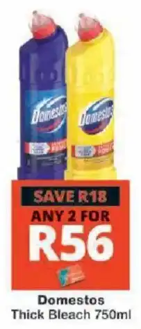 Checkers Domestos Thick Bleach offer