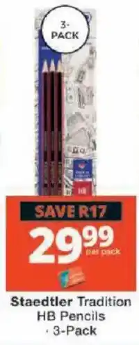 Checkers Staedtler Tradition HB Pencils offer